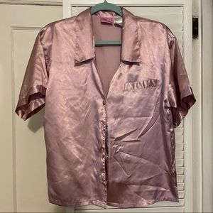 Satin Pink Sleep Shirt
